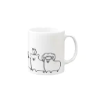 Piso Store on Suzuriのシンプルハムスター Mug :right side of the handle