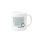 🏡メタマルシェ🏡のUE wo MUITE メタルくん Mug :right side of the handle