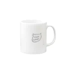 soy shopのネコちゃん好きの方へ Mug :right side of the handle