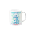 水月ミキネのユシェル Mug :right side of the handle