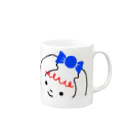 ふわふわ色emiのハッピーちゃん Mug :right side of the handle