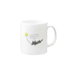 創作屋GEKKAINのへんてこねこ Mug :right side of the handle