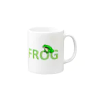 ピクオ工房のFROG マグカップの取っ手の右面