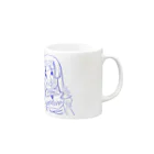 とらやのNINJYA GIRL Mug :right side of the handle