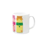 CHOTTOPOINTの【飲み物】牛乳瓶(いろんな味) Mug :right side of the handle