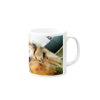 *しま*のねこねこ Mug :right side of the handle