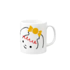 ふわふわ色emiのハッピーちゃん Mug :right side of the handle