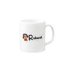 ＲＩＣＨＡＲＤのＲＩＣＨＡＲＤの似顔絵Ｂ Mug :right side of the handle