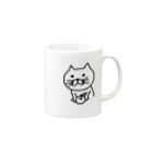 半野良猫のPOPESU-ポぺス-のねこ Mug :right side of the handle