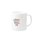 くまさんしょっぷのおんなのこ Mug :right side of the handle