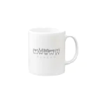 11raysのはねこファミリー Mug :right side of the handle