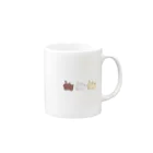 ha_kのうさぎ(3色) Mug :right side of the handle