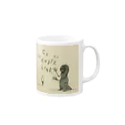 サル1ラクガキのGo to wander land Mug :right side of the handle