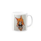 kitune90のメイドのきつね娘ちゃん Mug :right side of the handle