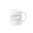 スタジオ腹八分 売店のいぬ Mug :right side of the handle