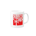 bolesのiced tree R Mug :right side of the handle