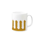 kumakumaのちんちん冠 Mug :right side of the handle