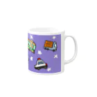 materialize.jpののりもの Mug :right side of the handle