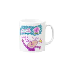 ぷ～まる◎のびっくりshopのLook at me!ミルキーボーイ Mug :right side of the handle