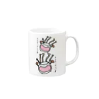 ダイナマイト87ねこ大商会の菌類サンバ Mug :right side of the handle