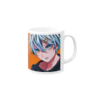 カメレオン ～Chameleon～のインナーカラー男子🎵 Mug :right side of the handle