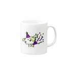 ハッピーのハッピーのお祝い Mug :right side of the handle