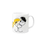 haruartsのジャズもーにん  こどもの落書きJAZZ サックス Mug :right side of the handle