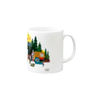 HOME TOWNのヲータムビレッジ Mug :right side of the handle