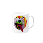 3eyesのZODIAC dog（戌）　円 Mug :right side of the handle