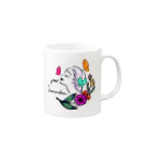 samanaboeのFeel the wind. color Mug :right side of the handle