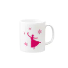 Joyaux de Balletのロゴ無しクララちゃん Mug :right side of the handle