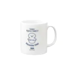 きょこぴよ物販のTHANKSきょこファミリー記念マグ Mug :right side of the handle