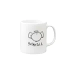 Supocoiの白いタピオカファミリー12 Mug :right side of the handle