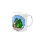 きゃらめる屋のsnow dome bear Mug :right side of the handle