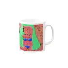 ゆりだいんのテレテッテレテレッテ Mug :right side of the handle