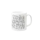 mono14onomのライン Mug :right side of the handle