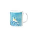 KISAのSky〜ルリビタキ Mug :right side of the handle