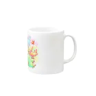 らせんゆむのらせんゆむのいろとりどり Mug :right side of the handle