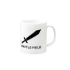 BATTLE FIFLDのBATTLE FIELD マグカップの取っ手の右面