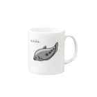 Ｗanyama Zoo〜パンダ多め〜のナイフフィッシュ Mug :right side of the handle