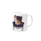 prunelleのKing Dog Mug :right side of the handle