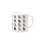 GRADUCAのPixelArt ニャンズチャン Mug :right side of the handle