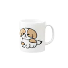 nabe_253のシーズーのごまちゃん Mug :right side of the handle