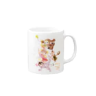 南澤久佳のきぐるみ村の動物たち Mug :right side of the handle