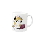 mofusandの在宅勤務のプロ、その名は猫。 Mug :right side of the handle