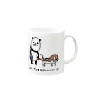 スティーヴン★スピルハンバーグの部屋のパンダと犬の犬2 Mug :right side of the handle