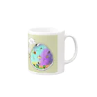 qmaのｌｉｎｅジャケットグッズ Mug :right side of the handle