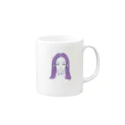 睡眠イナフのsleepy girl  Mug :right side of the handle