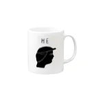 aki_ishibashiのペアマグカップ（he） Mug :right side of the handle