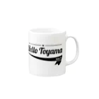 Hello ToyamaのHello Toyama Mug :right side of the handle